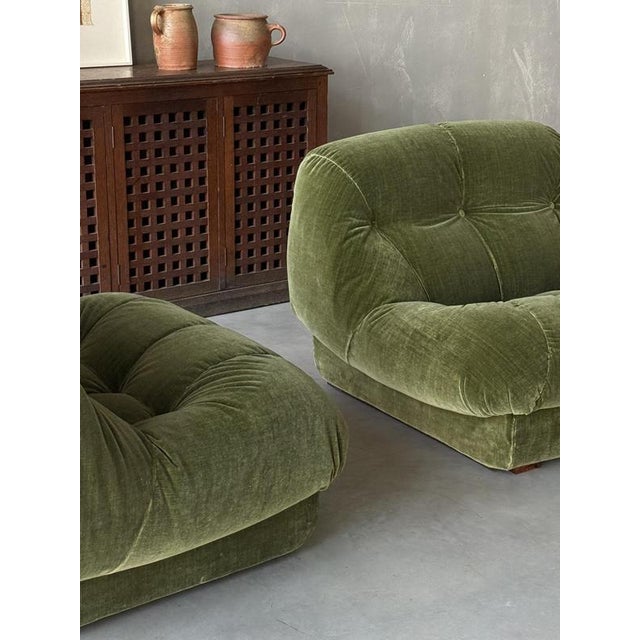 Italian Lounge Chairs, 1970s, Set of 2 For Sale - Image 9 of 9