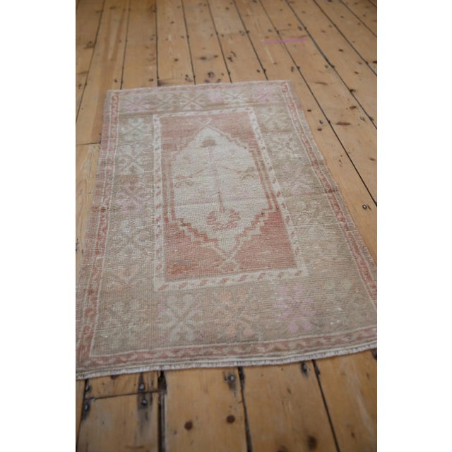Vintage Distressed Oushak Rug - 2'3" X 3'8" For Sale In New York - Image 6 of 9