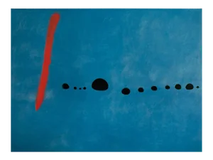 1993 After Joan Miro "Blue 2", First German Edition Poster