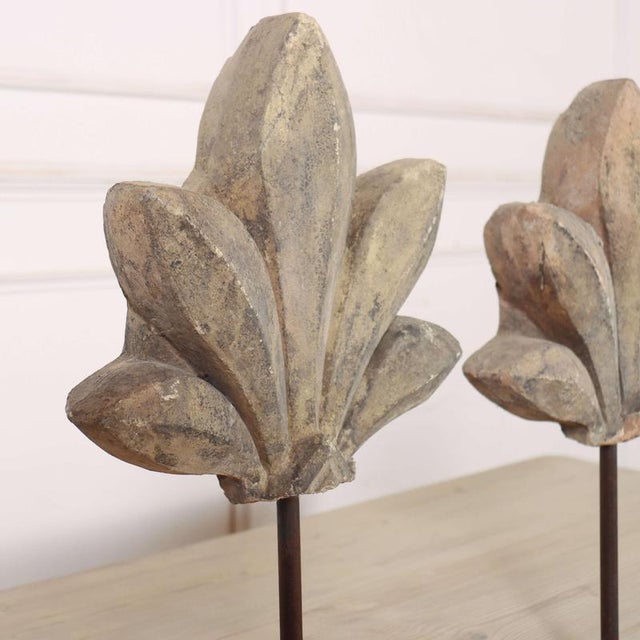Stone Stone Fragments on Stand, 1890s, Set of 2 For Sale - Image 7 of 9