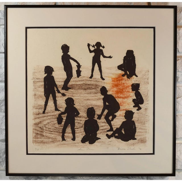 Mid Century Modern Birdie Dash Signed Numbered Party Original Print For Sale - Image 13 of 13