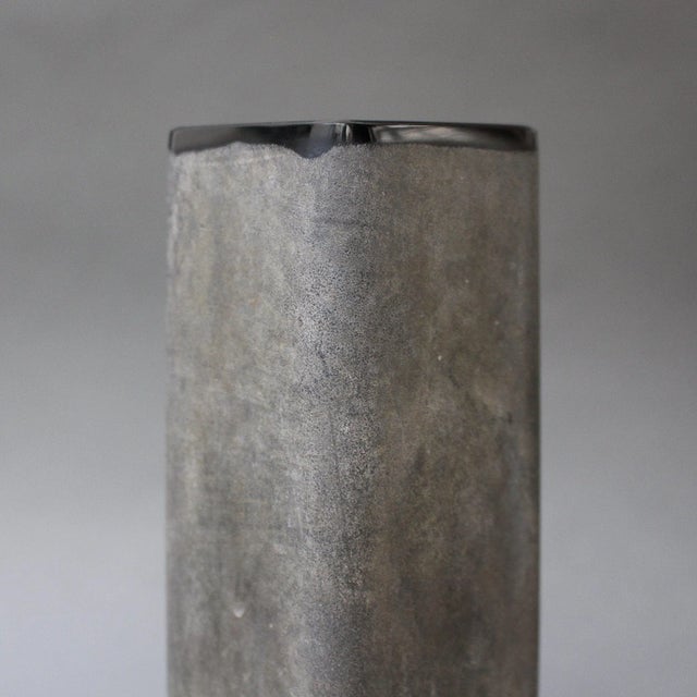 Italian Vintage Scavo Murano Glass Excavation Vase by Alfredo Barbini, 1970s For Sale - Image 12 of 18