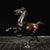 Metal Bronze Galloping Horse Desk Sculpture, Flying Swallow Motif For Sale - Image 7 of 9