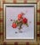 2010s Martin Yeon "Christmas Bouquet" Red Rose Original Oil Painting on Canvas Hand Signed For Sale - Image 5 of 5