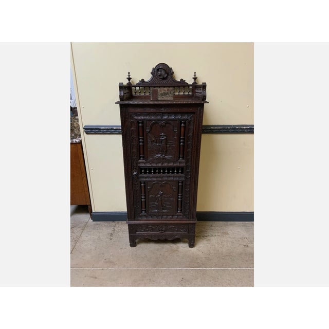 Antique Breton China Cabinet, 1880 For Sale - Image 10 of 10