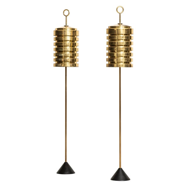 Swedish Model G-20 Floor Lamps by Hans-Agne Jakobsson for Hans-Agne Jakobsson AB, 1950s, Set of 2 For Sale - Image 11 of 11