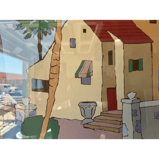 Red Harry Greene Florida Landscape Painting, Framed For Sale - Image 8 of 12