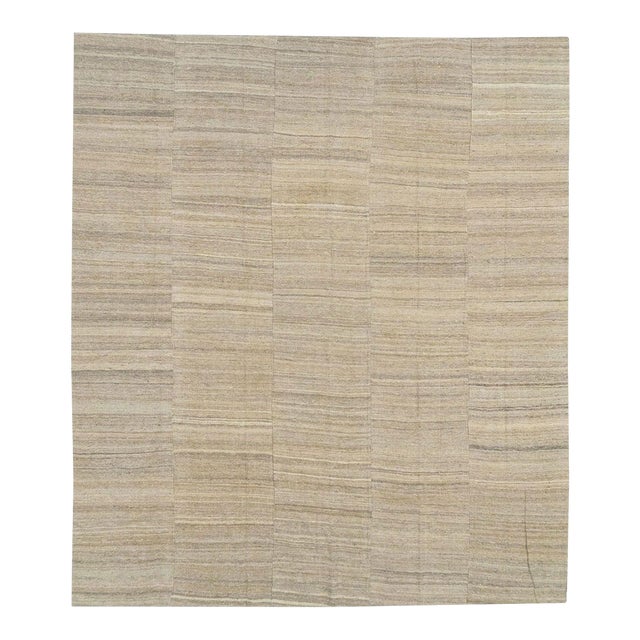 Galerie Shabab Collection Mid-20th Century Vintage Turkish Flatweave Kilim Room Size Carpet For Sale