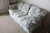 Broyhill Rare Vintage Floral Couch With Trapunto Embroidery From 1990s For Sale - Image 4 of 16