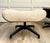 Wood Vintage Northfield Eames-Style Lounge Chair & Ottoman in Walnut & Ivory Bouclé For Sale - Image 7 of 16