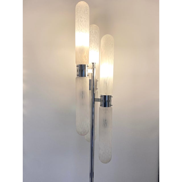 Murano Glass Floor Lamp by Aldo Nason for Mazzega For Sale - Image 10 of 18