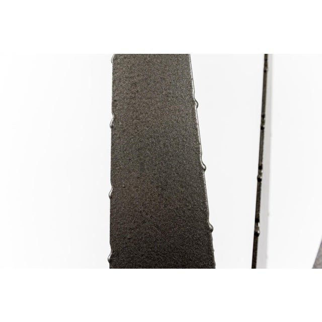 1970s Metal Tall Candleholder, 1970s For Sale - Image 5 of 15