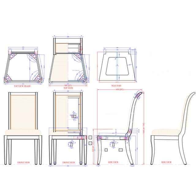 Set of 10 Solid Mahogany Dining Room Chairs With Crypton Performance Fabric For Sale - Image 14 of 16