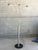 Metal 1970s Chrome Arc Design Lamp With Three Lights in Spherical lamp shades For Sale - Image 7 of 13