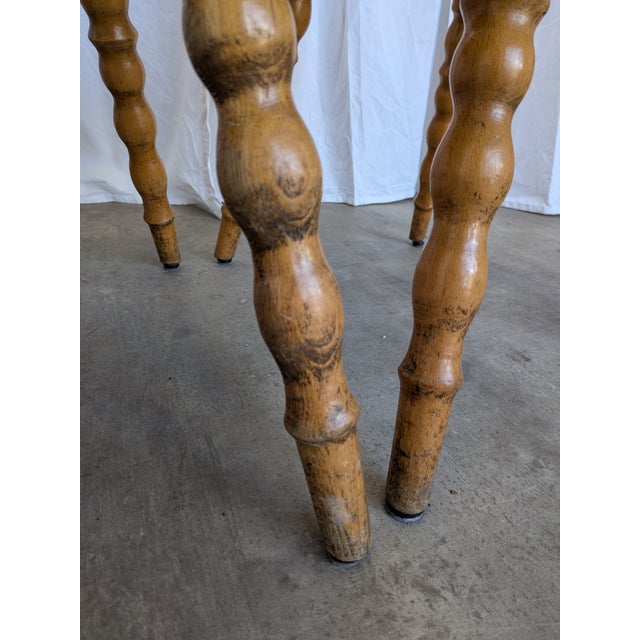 Vintage Tyrolean Farmhouse Heart Cutout Wooden Dining Chairs, 1970s, Set of 4 For Sale - Image 14 of 18