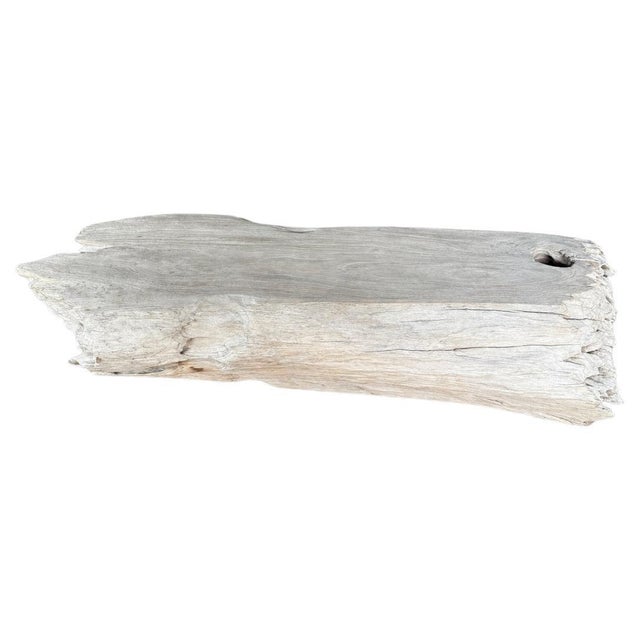 Beautiful century old teak log style bench or coffee table. Bleached, sanded and finished with our secret ingredient...