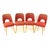 Beautiful set of original 1960s dining chairs produced by TON and designed by Oswald Haerdtl. The chairs retain their...