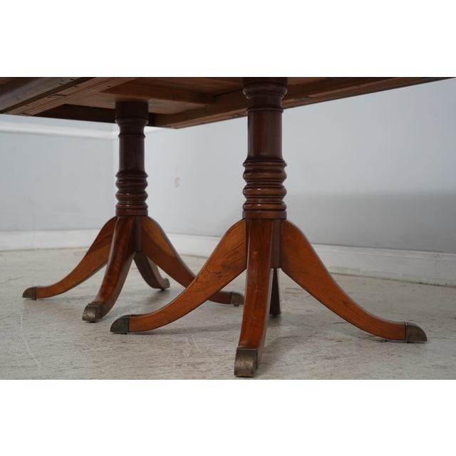 Wood Stickley Cherry Valley Duncan Phyfe Dining Table For Sale - Image 7 of 18