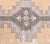 Orange 2'6x11'2 Natural Vintage Geometric Turkish Hand-Knotted Runner Rug For Sale - Image 8 of 9