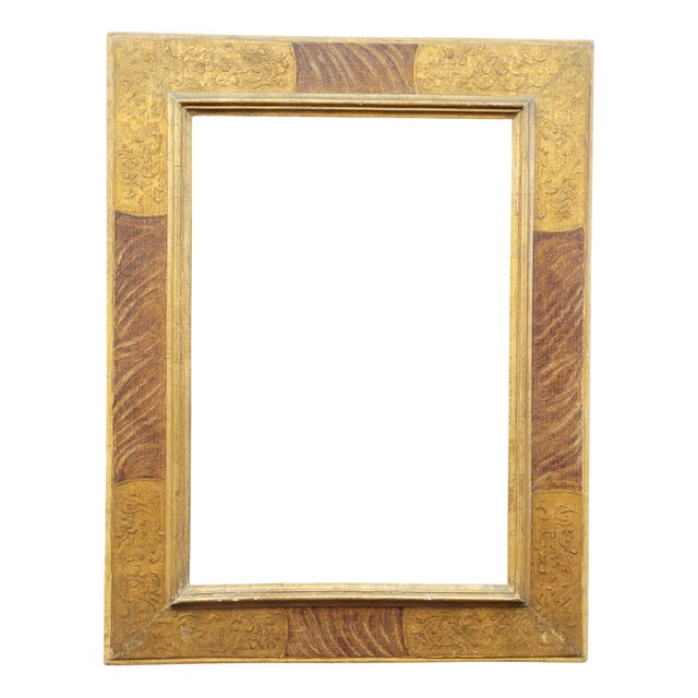 Antique Lacquered Wooden Frame, 1800s For Sale