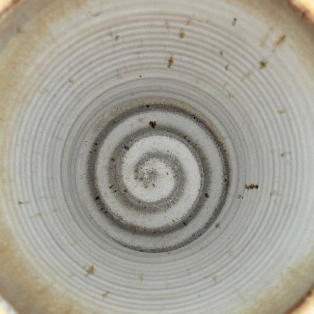 Vintage Stoneware Studio Pottery Vase For Sale - Image 4 of 13