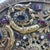Metal 1950s Grand Scale Jeweled Brass Hand Mirror - Hollywood Regency Filigree For Sale - Image 7 of 11