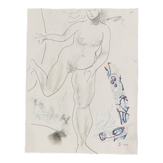 1993 James Bone Female Nude Collage For Sale