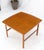 Durland Danish Mid-Century Modern Teak Square Rolled Edges Coffee Table MINT! For Sale - Image 4 of 14