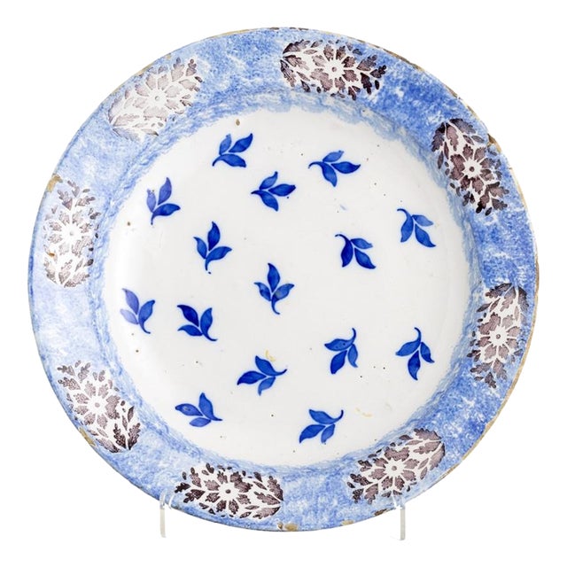 19th Century Earthenware Plate For Sale
