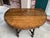 Antique English Wake Dining Table Drop Leaf Barley Twist Jacobean Oak Console For Sale - Image 11 of 18