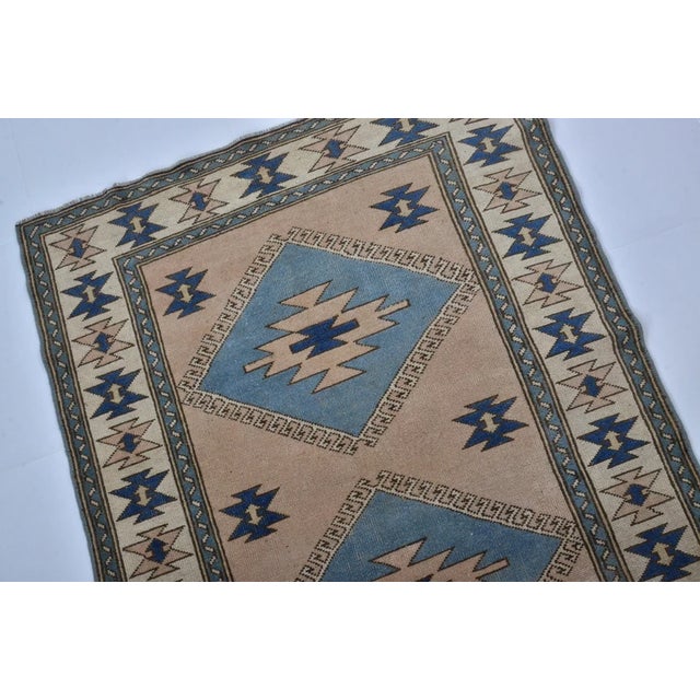 Textile Authentic Antique Corridor Rug For Sale - Image 7 of 10