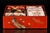 Early 20th Century Japanese Antique Red Lacquered Snack Keepsake Box Hand Painted 2-Tier For Sale - Image 5 of 17
