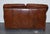 Balmoral Two Seater Brown Heritage Leather Sofa in the style of Halo and Timothy Oulton For Sale - Image 13 of 16