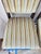 Cherish-Bar Stool from Crate & Barrel With Romo striped textured velvet upholstery seat covering. Lightly used. Height 46...