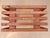 Scandinavian Modern Pine Slatted Benches With Shearling Cushions - A Pair For Sale - Image 11 of 13