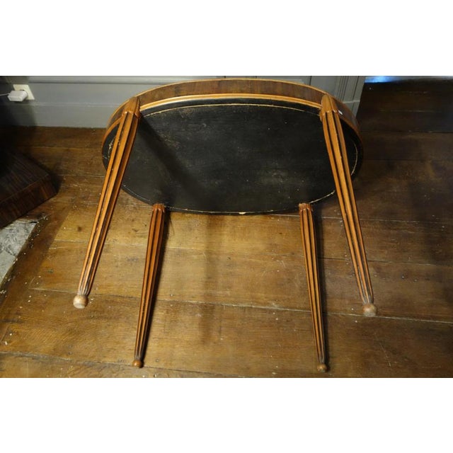 Art Deco Oval Side / Coffee Table, 1920 For Sale - Image 12 of 18