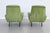 Vintage Italian Lounge Chairs in Green Velvet, 1960s, Set of 2 For Sale - Image 10 of 16