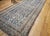Royal Blue Antique Persian Malayer Gallery Rug, Hand-Knotted Wool, Geometric Pattern, 7x15, Blue & Ivory For Sale - Image 8 of 18