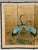 Wood Early 20th Century Japanese Four-Fold Byobu Screen With Cranes and Young Bamboo For Sale - Image 7 of 18