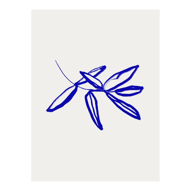 Contemporary Minimalist Botanical Print For Sale