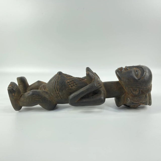 African Early 20th Century Luba Female Figure For Sale - Image 3 of 7