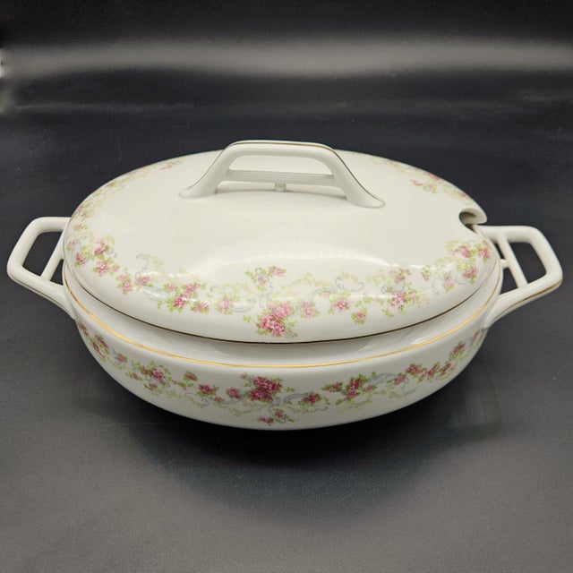 Art Nouveau Porcelain Soup Tureen from Pirkenhammer, 1890s For Sale - Image 4 of 8