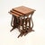 Hollywood Regency Regency Yew Wood Nesting Tables, 1910s, Set of 3 For Sale - Image 3 of 13