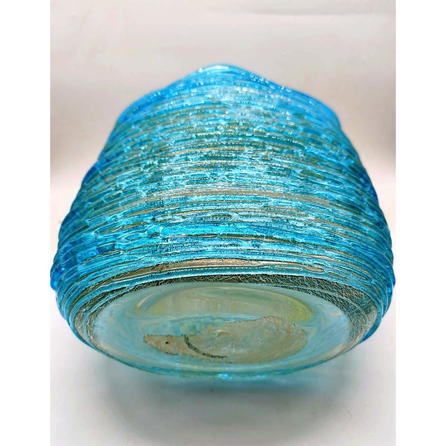 Mid-Century Vase in Hand-Worked Murano Glass by Sergio Costantini, Italy, 1970s For Sale - Image 12 of 13