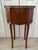 Antique 1920s Louis XV French Walnut Marquetry Side Table W/Ormolu Bronze d'Or For Sale - Image 14 of 18