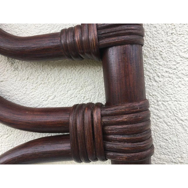 Bamboo & Rattan Hanger, 1970s For Sale - Image 15 of 18