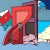 Contemporary Woman/Doors - Acrylic on Canvas by J. Carruana - 1977 For Sale - Image 3 of 4