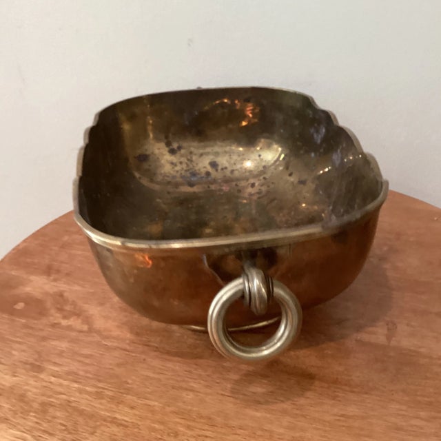 Mid 20th Century Solid Brass Cachepot/Planter by Mottahedeh Designs For Sale - Image 4 of 12