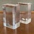 Mid-Century Modern Ritts Astrolite Lucite Bookends For Sale - Image 3 of 5