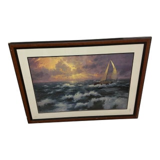 Thomas Kinkade " Perseverance" a/P Hand Signed 505/570 Lithograph 34x45 For Sale